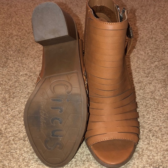 Light Brown CIRCUS by Sam Edelman Zip-Up Booties - Picture 7 of 8